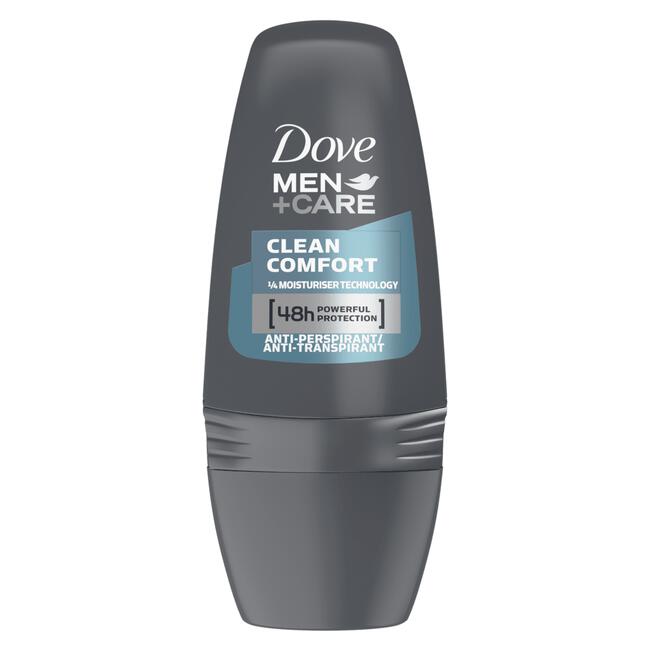 Dove Men+Care Clean Comfort Anti-Transpirant Deodorant Roller 50 ML