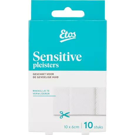 Etos Sensitive Pleisterstrips 10 x 6 CM 10 stuks