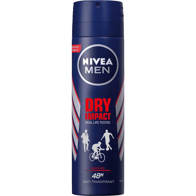 NIVEA Men Dry Impact Deodorant Spray 150 ML