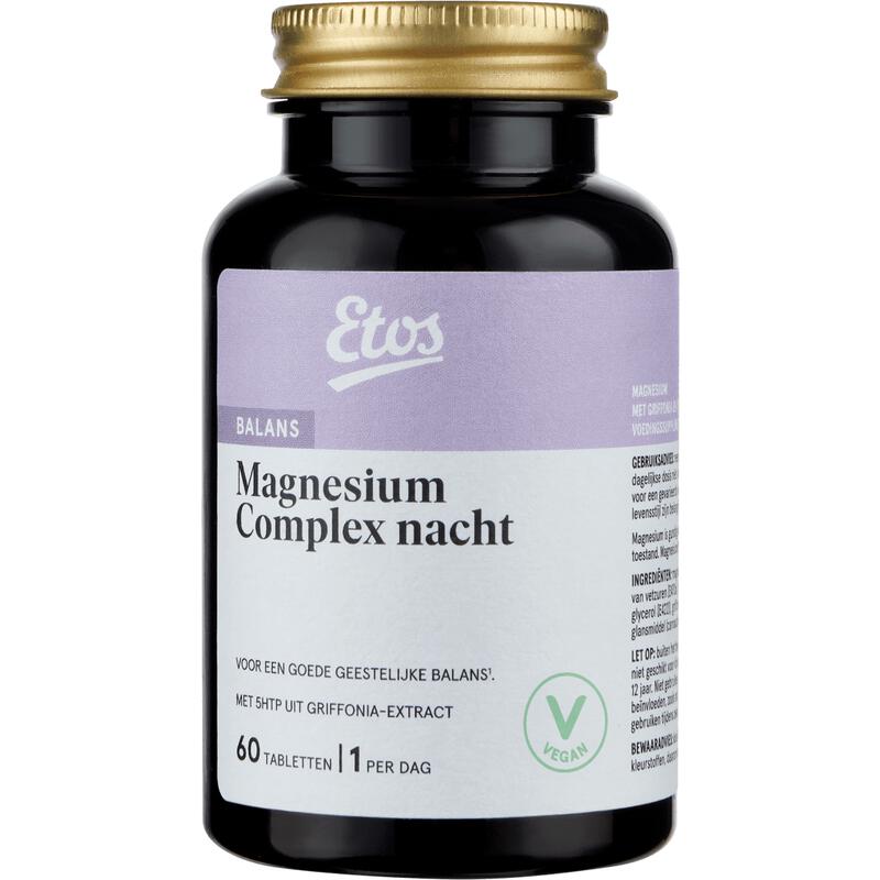 Etos Magnesium Complex Nacht Tabletten 60 stuks