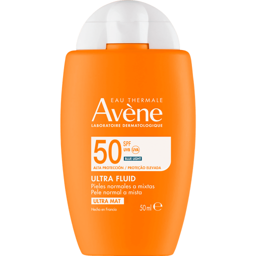Avène Ultra Fluid Invisible Zonnebrand Gezicht SPF50 50 ML