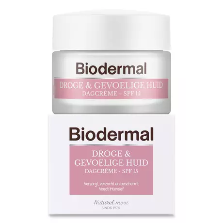 Biodermal Droge & Gevoelige Huid  Dagcrème SPF 15 50 ML