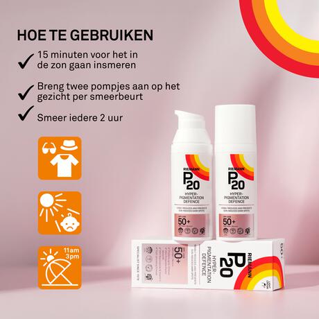 P20 Hyperpigmentation Defence Zonnebrand Gezicht SPF 50+ 50 ML