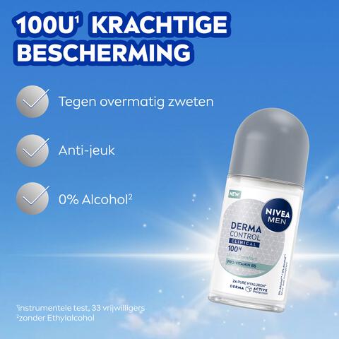 NIVEA MEN Derma Control Clinical Ultra Comfort Deodorant Roller 50 ML