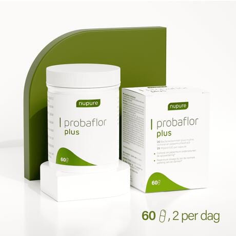 Nupure probaflor plus - Probiotica complex met pepermunt en chicorei, 60 capsules