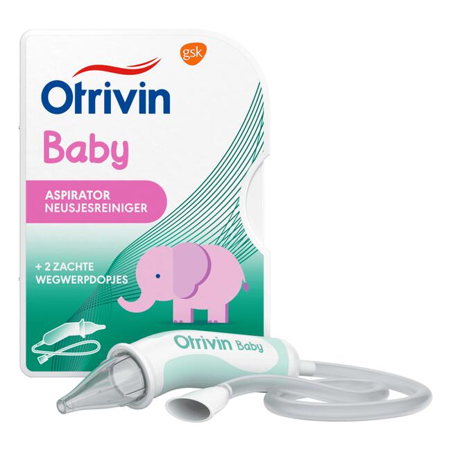Otrivin Baby Aspirator Neusjesreiniger bij een Verstopte Neus