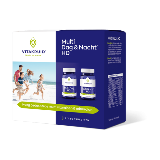 Vitakruid Multi Dag & Nacht HD Tabletten 2 x 30 stuks