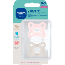 MAM Baby Comfort Fopspenen 0-3 maanden Pink 2 stuks