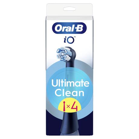 Oral-B iO Ultimate Clean Opzetborstels Zwart 4 Stuks