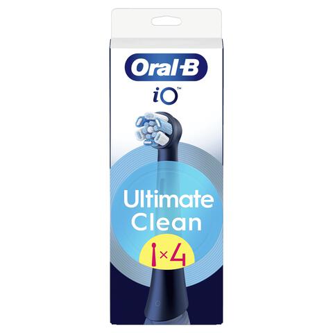 Oral-B iO Ultimate Clean Opzetborstels Zwart 4 Stuks