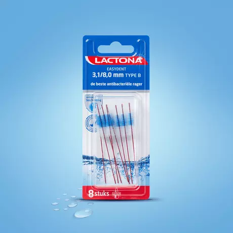 Lactona Easydent Ragers Type B 3,1/8,0 mm 8 stuks