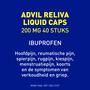 Advil Reliva Liquid-Caps 200 mg Ibuprofen voor pijn en koorts