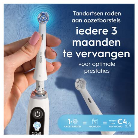 Oral-B iO Ultimate Clean Opzetborstels Wit 4 Stuks