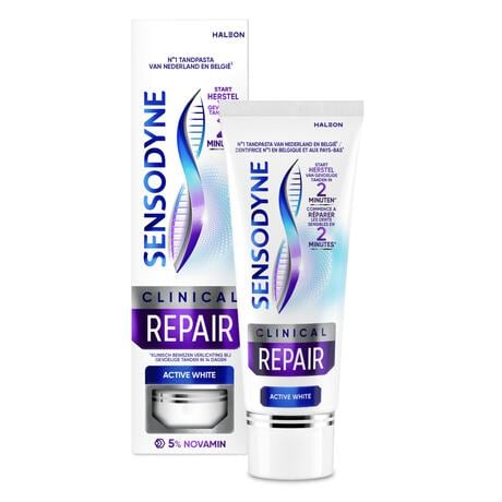 Sensodyne Clinical Repair Active White Tandpasta - 75ML