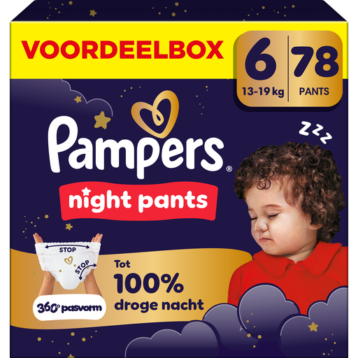 Pampers Baby Dry Night Pants Voordeelbox Luierbroekjes Maat 6 13-19 kg 94 stuks