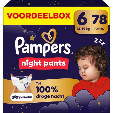 Pampers Baby Dry Night Pants Voordeelbox Luierbroekjes Maat 6 13-19 kg 94 stuks