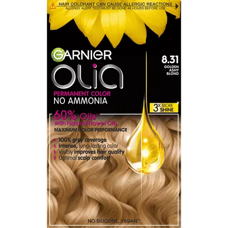 Garnier Olia Goud Asblond 8.31 Permanent Zonder Ammoniak