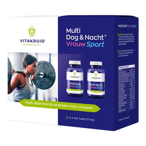 Vitakruid Multi Dag & Nacht Vrouw Sport 2 x 90 tabletten&nbsp;