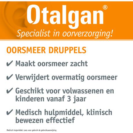 Otalgan Oorsmeer Druppels 10 ML