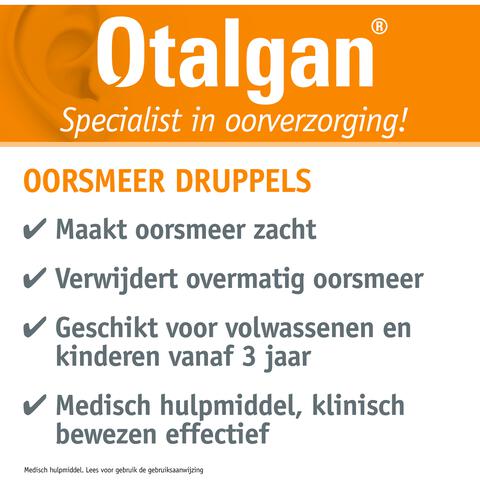 Otalgan Oorsmeer Druppels 10 ML