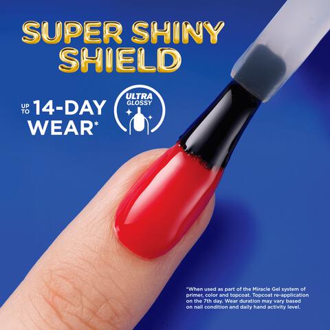 Sally Hansen Miracle Gel Top Coat - Transparant - 115 SuperShiny Shield