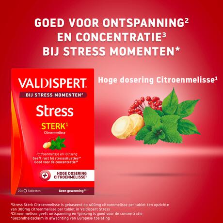 Valdispert Stress Moments Sterk 20 tabletten