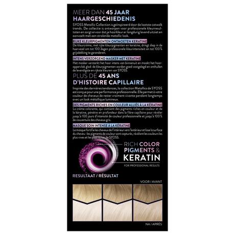 Syoss Metallic Collection Haarkleuring 12-53 Platinum Pearl