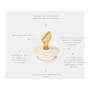 BIBS Anatomische fopspeen latex - 2 pack - Blush/Vanilla GLOW  maat 2
