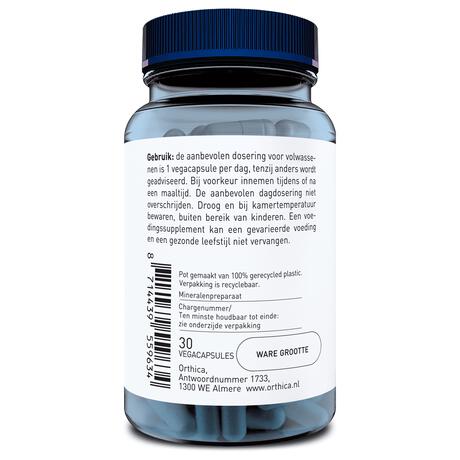 Orthica magnesium tauraat 30 vegan caps