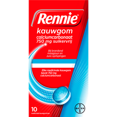 Rennie Kauwgom Suikervrij 10 stuks