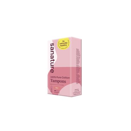 Sanature 100% Katoenen Tampons Mini 16 stuks