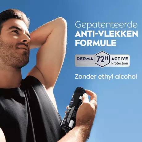 NIVEA MEN Black & White Invisible Deodorant Spray 200 ML