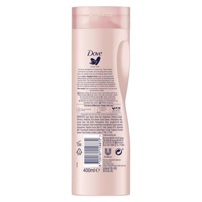 Dove Body Love Care + Radiant Glow Bodylotion 400 ML