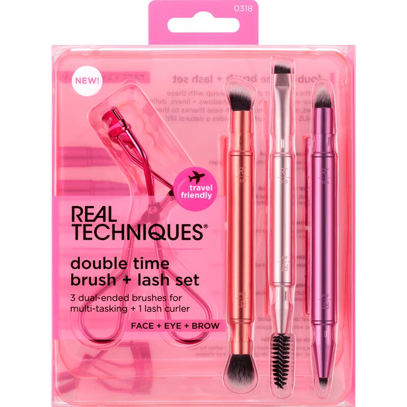Real Techniques Double Time Brush + Lash Set