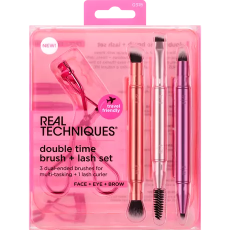 Real Techniques Double Time Brush + Lash Set