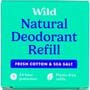Wild Fresh Cotton & Sea Salt Refill Deodorant Stick 40 GR