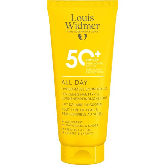 Louis Widmer Suncare All Day Zonnebrand SPF50+ Zonder Parfum 100 ML