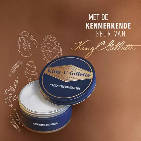King C. Gillette Verzachtende Baardbalsem 100 ML