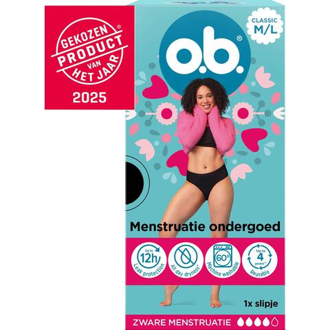 o.b.® Herbruikbaar Menstruatie Ondergoed Maat M/L