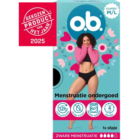 o.b.® Herbruikbaar Menstruatie Ondergoed Maat M/L