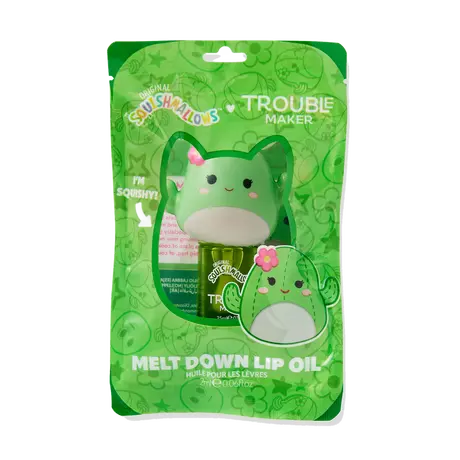 Trouble Maker X Squishmallows Maritza The Cactus Melt Down Lip Oil