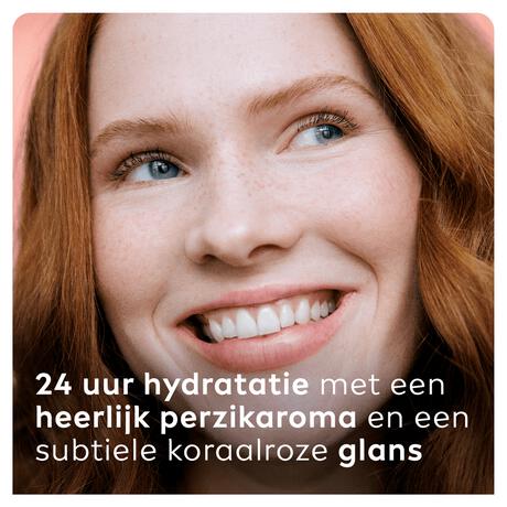 Labello Peach Shine Lippenbalsem 24u Hydratatie 1 Stuk