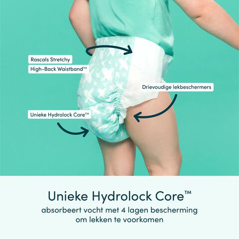 Rascals Premium Luiers Maat 3 6-11 KG 34 stuks