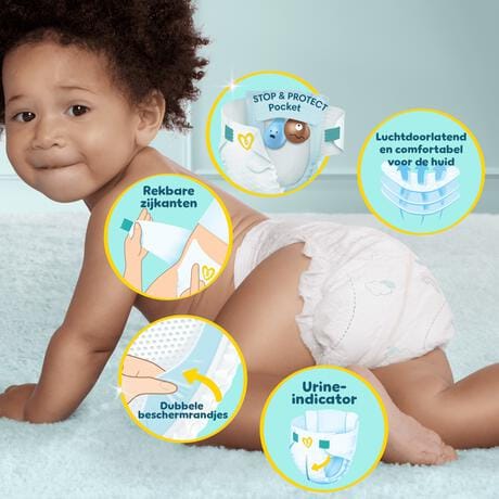 Pampers Premium Protection XXL Pack Luiers Maat 4 9-14 KG 108 Stuks