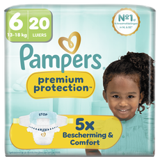 Pampers Premium Protection Luiers Maat 6 13-18 kg 20 stuks