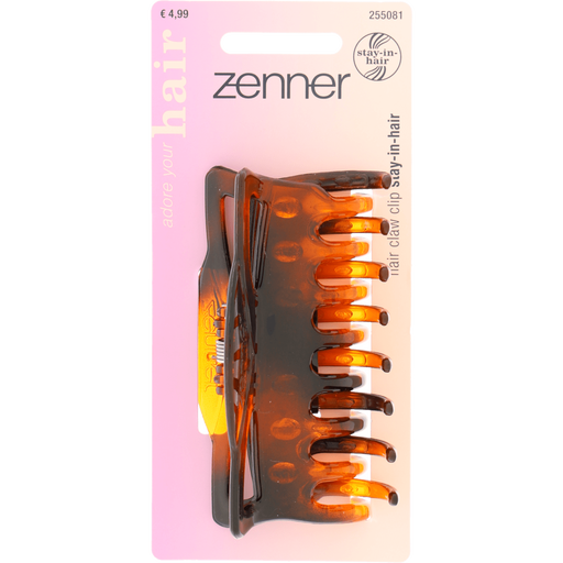 Zenner Haarsierklem Stay-in-Hair Groot Bruin