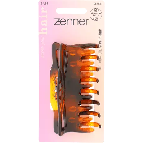 Zenner Haarsierklem Stay-in-Hair Groot Bruin