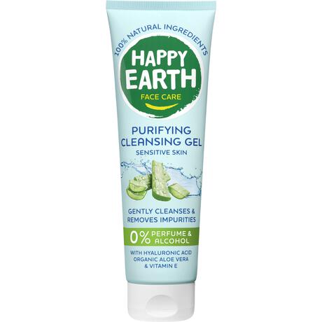 Happy Earth 100% Natuurlijke Face Care Purifying Cleansing Gel 150 Ml