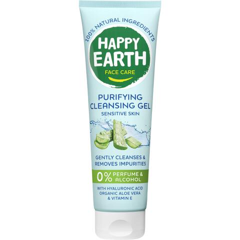 Happy Earth 100% Natuurlijke Face Care Purifying Cleansing Gel 150 Ml
