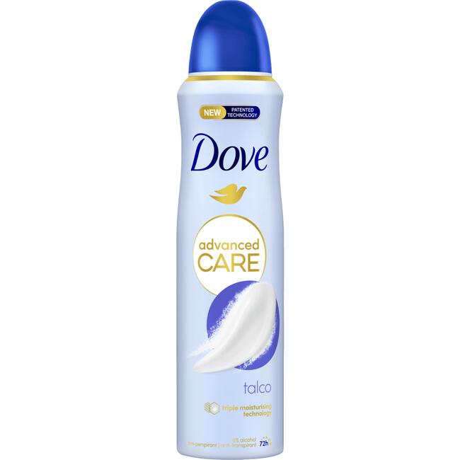 Dove Advanced Care Talco Anti-Transpirant Deospray 150 ML